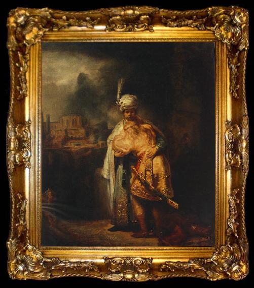 framed  REMBRANDT Harmenszoon van Rijn Biblical Scene kjgh, ta009-2